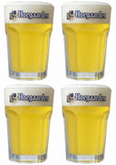 Ensemble de verres a bière Hoegaarden - Bière blanche - Original - 330 ml - 4 pièces