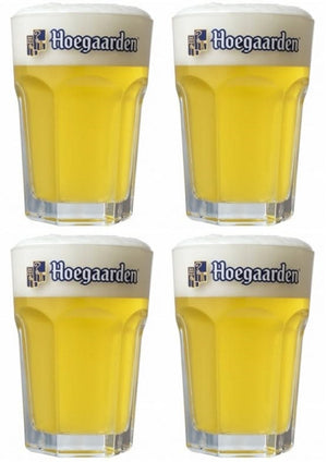 Ensemble de verres a bière Hoegaarden - Bière blanche - Original - 330 ml - 4 pièces