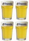 Ensemble de verres a bière Hoegaarden - Bière blanche - Original - 250 ml - 4 pièces