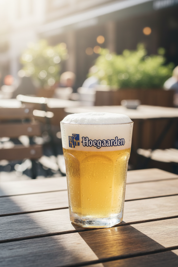 Ensemble de verres a bière Hoegaarden - Bière blanche - Original - 330 ml - 4 pièces