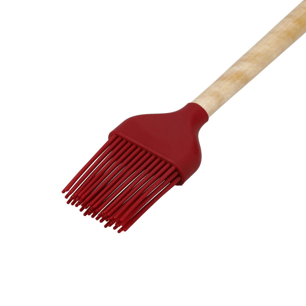 Pinceau de cuisine KitchenAid Core couleur rouge impérial en bois de bouleau de 30 cm