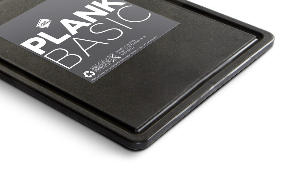 Inno Cuisinno Planches à Découper Basic - 25 x 15 cm - Noir - 4 pièces