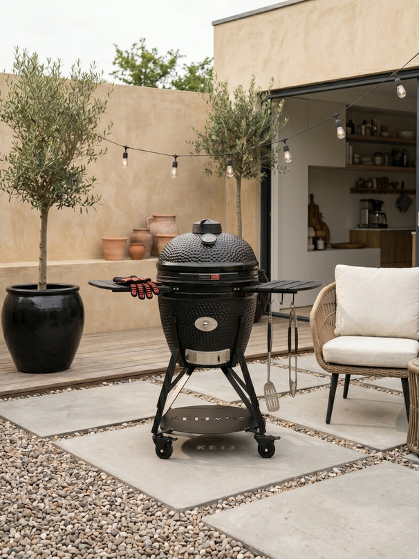 Keij Kamado Kamado BBQ Pro Large Black - 21 inch