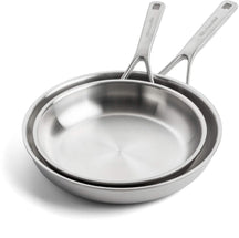 Ensemble de poêles KitchenAid en acier inoxydable Multi-Ply - ø 20 et 28 cm