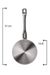 Adaptateur / Plaque d'adaptation induction Sareva - Inox - ø 14 cm