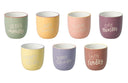 Ensemble de tasses à café Cookinglife - en céramique - Daily - 220 ml - 7 pièces
