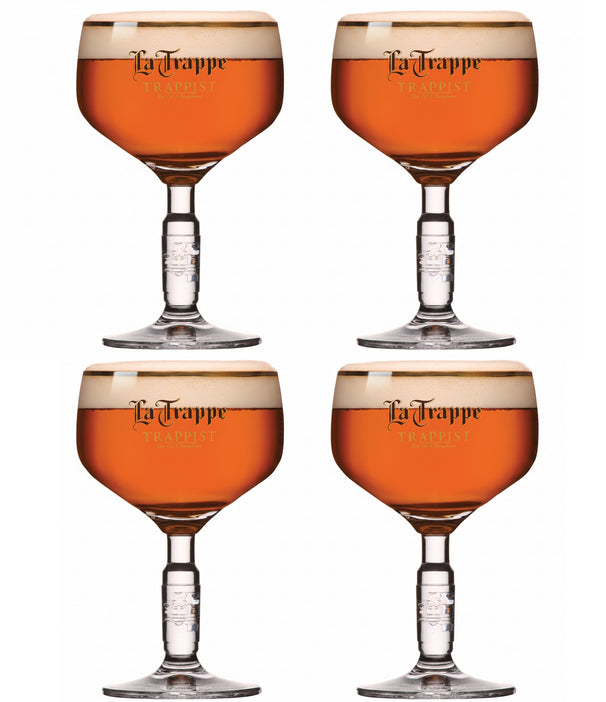 Ensemble de verres à bière La Trappe - Bokaal - 250 ml - 4 pièces