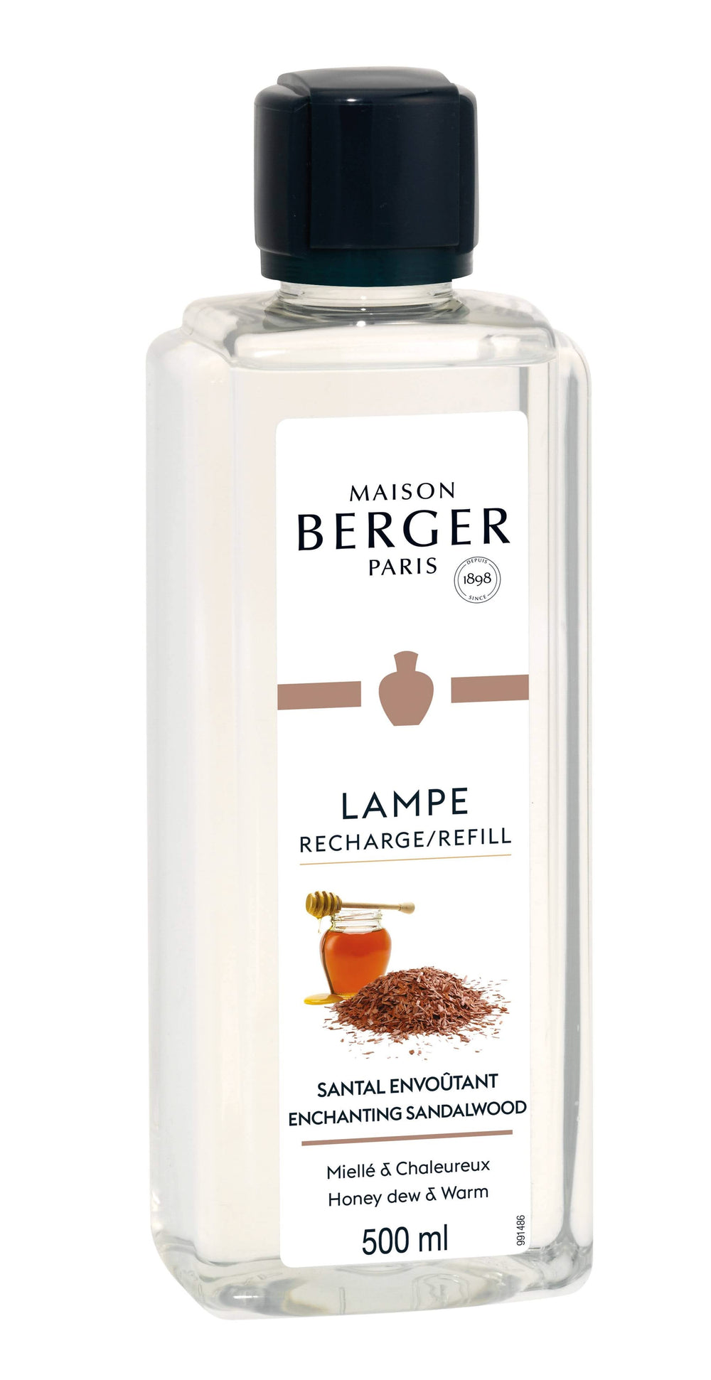 Recharge Lampe Berger - pour lampe à parfum - Bois de Santal Envoûtant - 500 ml