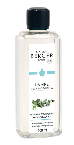 Recharge Maison Berger - pour lampe Berger - Eucalyptus Frais - 500 ml