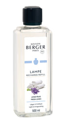 Recharge Lampe Berger - pour lampe à parfum - Linge Frais - 500 ml