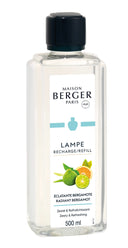 Recharge Lampe Berger - pour lampe à parfum - Bergamote Radieuse - 500 ml