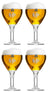 Ensemble de verres a bière Leffe - 250 ml - 4 pièces