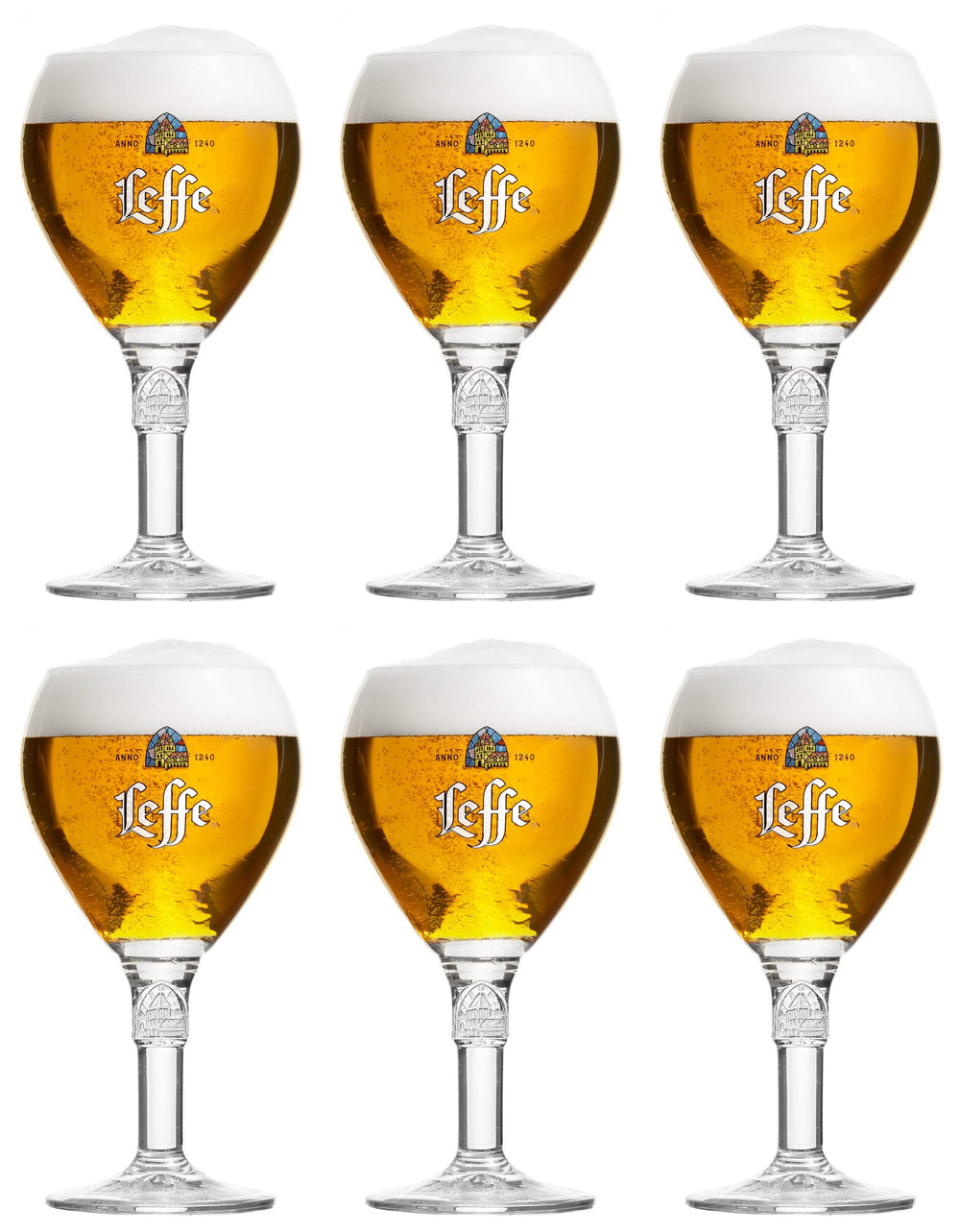 Verres à bière Leffe 250 ml - 6 pièces