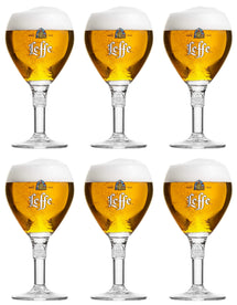 Verres à bière Leffe 250 ml - 6 pièces