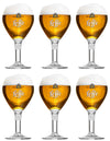 Verres à bière Leffe 330 ml - 6 pièces