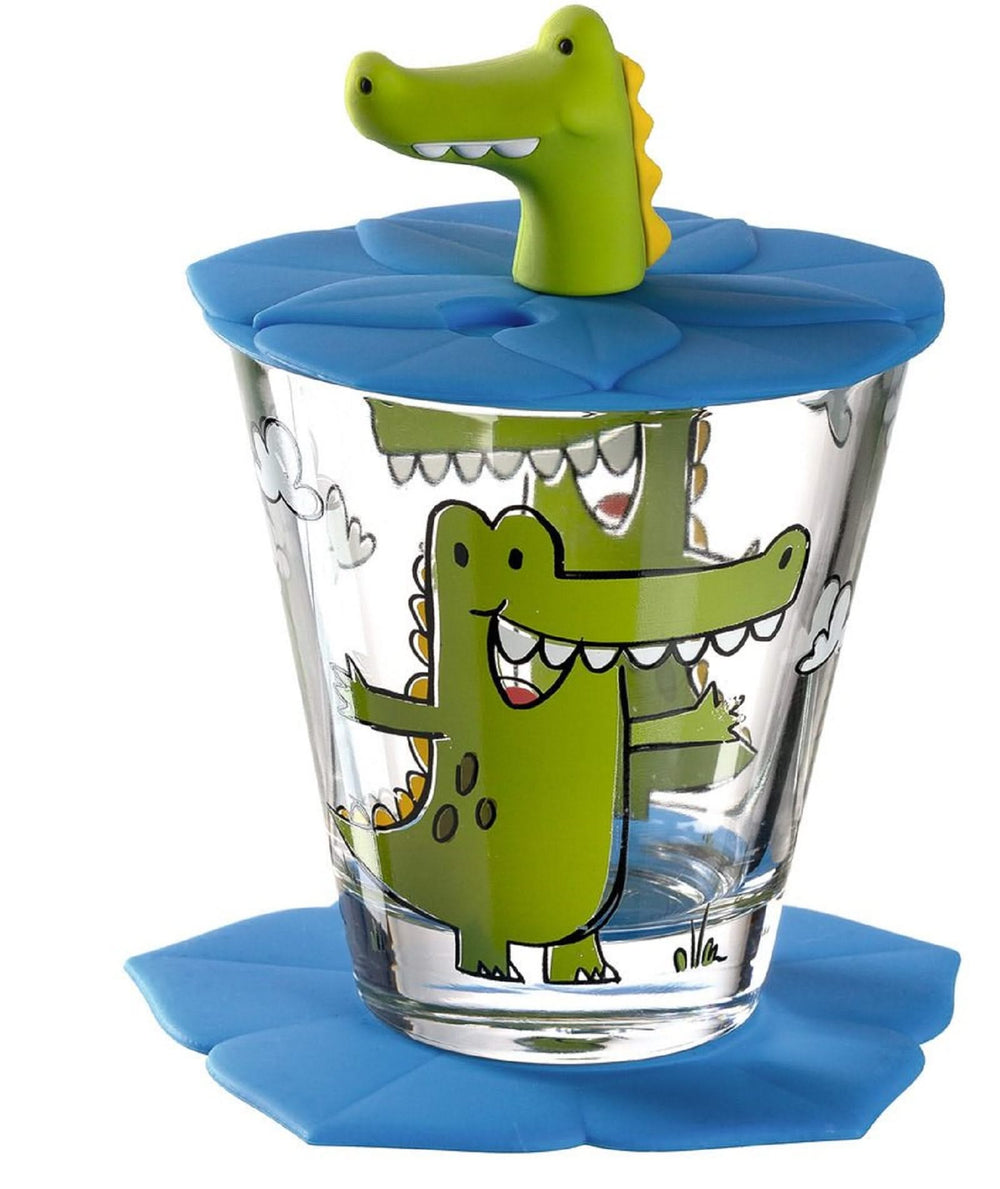 Ensemble de verres pour enfants Leonardo Bambini Crocodile 215 ml - 3 pièces