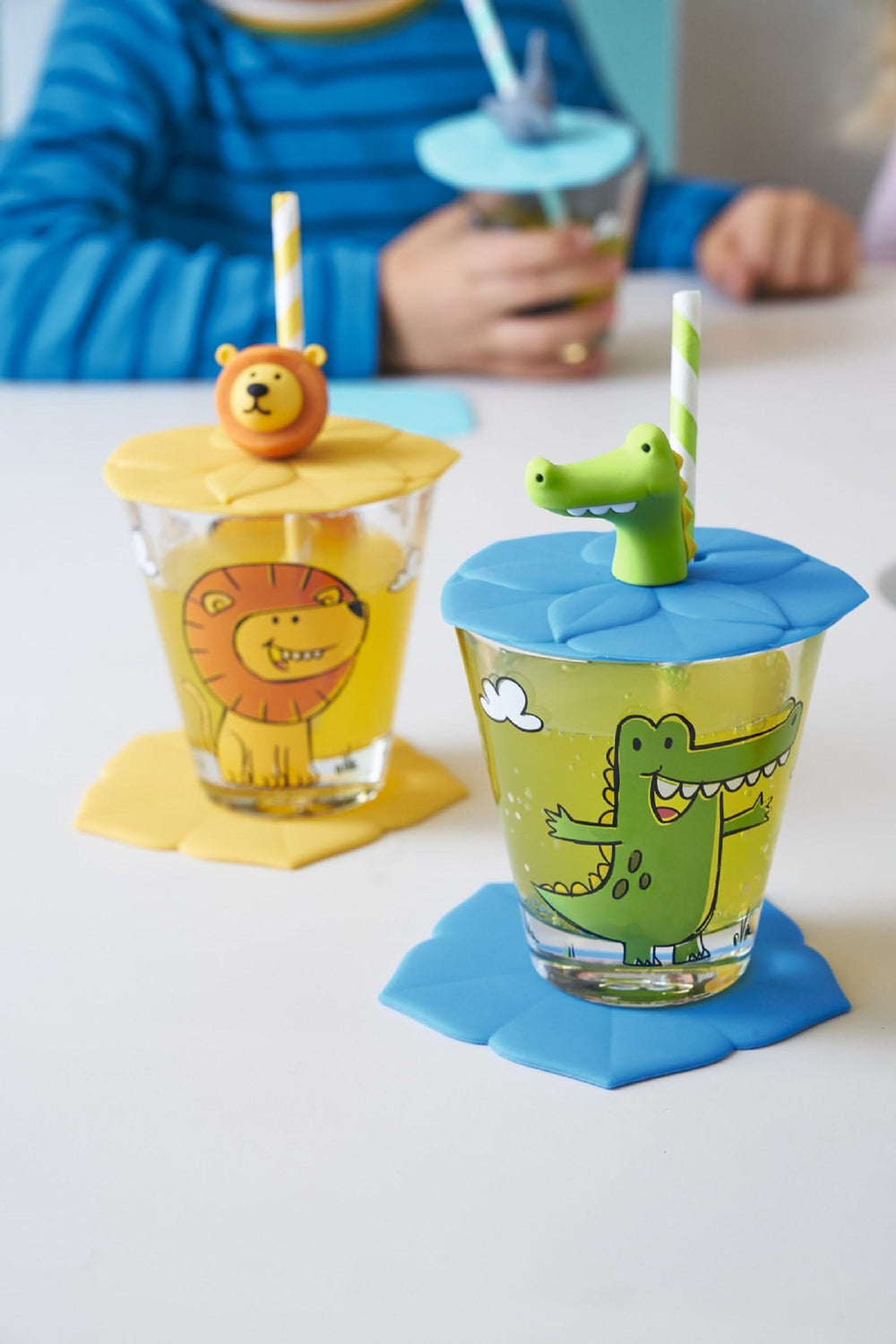 Ensemble de verres pour enfants Leonardo Bambini Crocodile 215 ml - 3 pièces