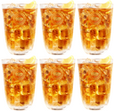 Verres Lipton Ice Tea - Empilables - 370 ml - 6 pièces