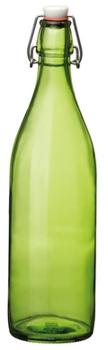 Bouteille à bouchon / Bouteille Weck Giara verte 1 litre de Bormioli Rocco