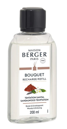 Recharge Maison Berger - pour bouquet parfumé - Tentation de Santal - 200 ml