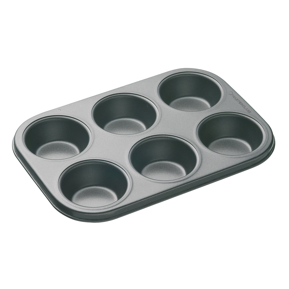 Moule à muffins MasterClass - 6 empreintes - en acier - 27 x 18 cm