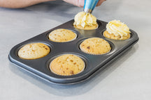 Moule à muffins MasterClass - 6 empreintes - en acier - 27 x 18 cm