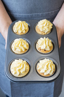 Moule à muffins MasterClass - 6 empreintes - en acier - 27 x 18 cm