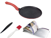 Poêle à Crêpes Mastrad Giftset - Rouge / Noir - 28 cm