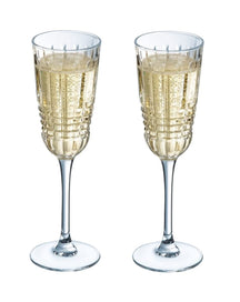 Verres à champagne Cristal d'Arques Rendez-Vous 170 ml - 2 pièces