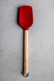 Cuillère à mélanger KitchenAid Core Rouge Empereur en bois de bouleau de 31 cm