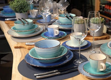 Ensemble de café Studio Tavola Ocean Blue 18 pièces