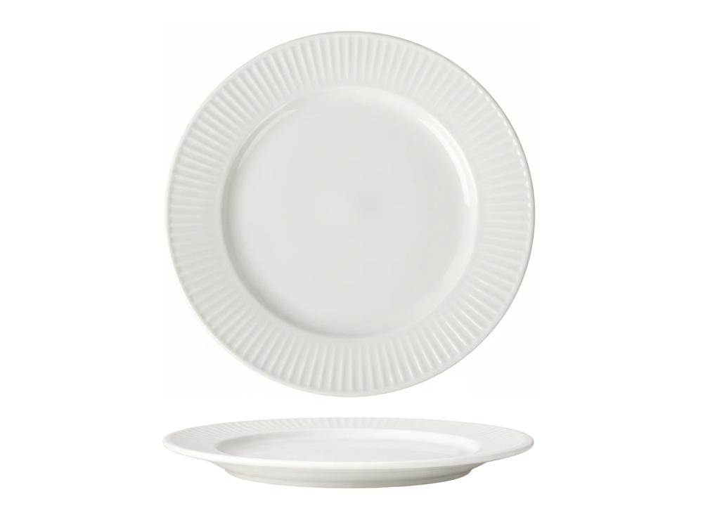 Set d'assiettes Siaki - Assiettes a petit-dejeuner - New Bone - Ø20 cm - 6 pièces