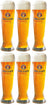 Ensemble de verres a bière Paulaner - Weizen - en verre - 500 ml - 6 pièces