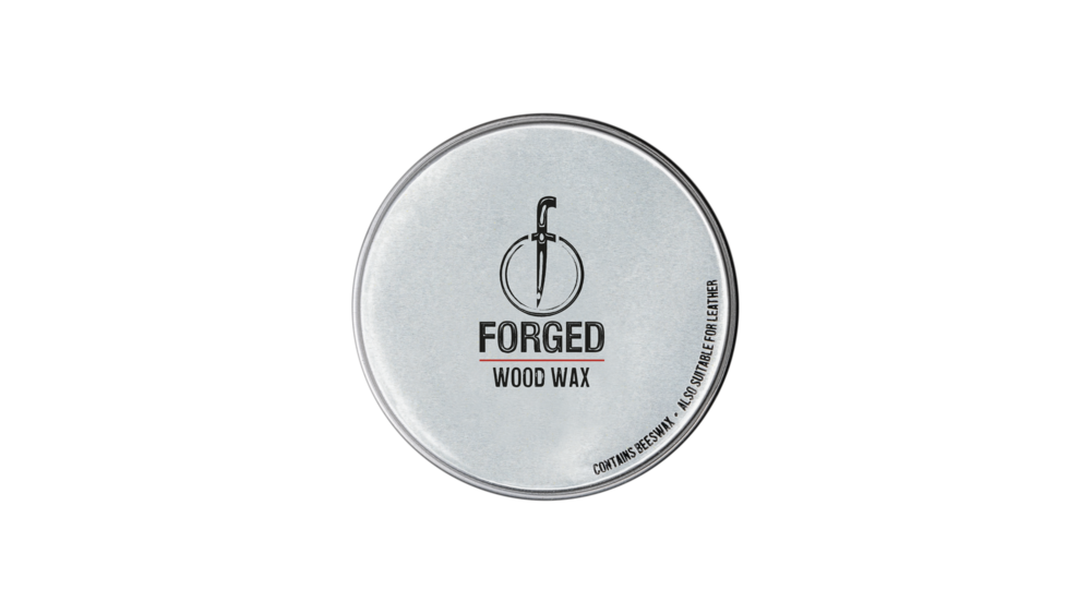 Forged Kit d'entretien de couteaux - Polissage pour métaux, huile pour métaux, cire pour bois et chiffons en microfibres.