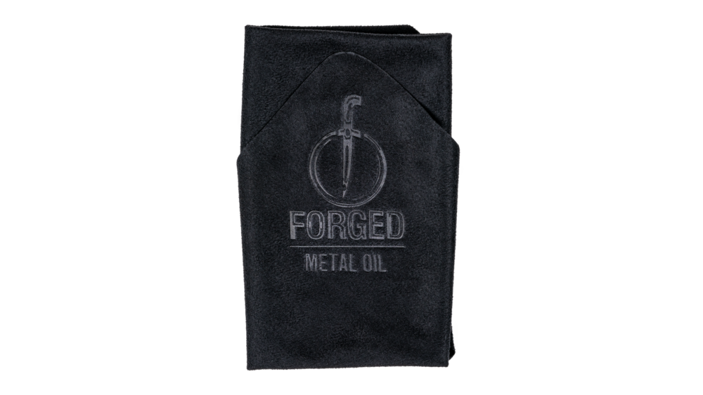 Forged Kit d'entretien de couteaux - Polissage pour métaux, huile pour métaux, cire pour bois et chiffons en microfibres.