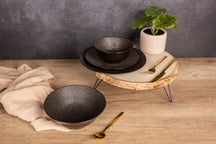 Assiettes à petit-déjeuner / assiettes à dessert Candy Black ø 21,5 cm - 4 pièces