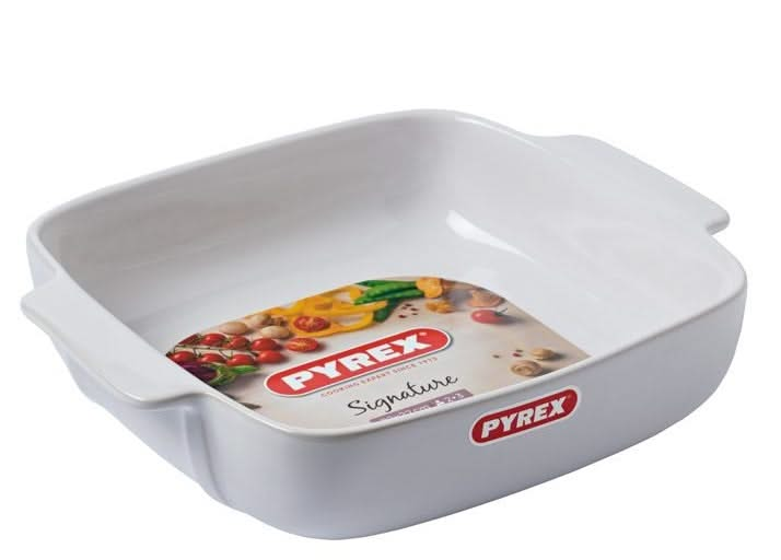 Plat à four carré Pyrex Signature - 22 x 22 x 6 cm / 3 litres