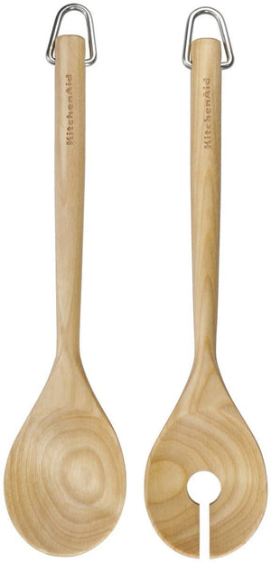 Set de couverts a salade KitchenAid - en bois - Core - 33 cm - 2 pièces