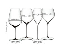 Ensemble de verres à vin Riedel - Verres à vin - Veloce - 829 ml - 4 pièces