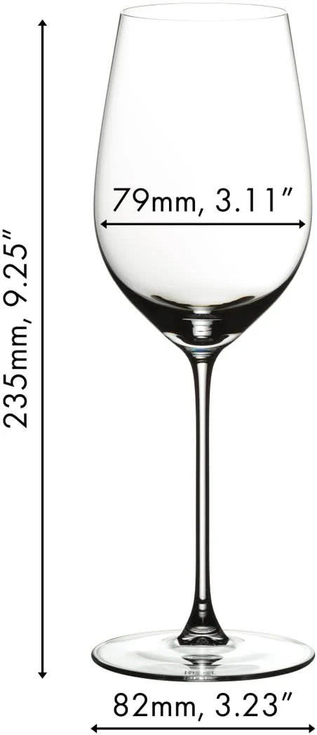Set de verres a vin Riedel - Verres a vin blanc - Veritas - 459 ml - 5 pièces