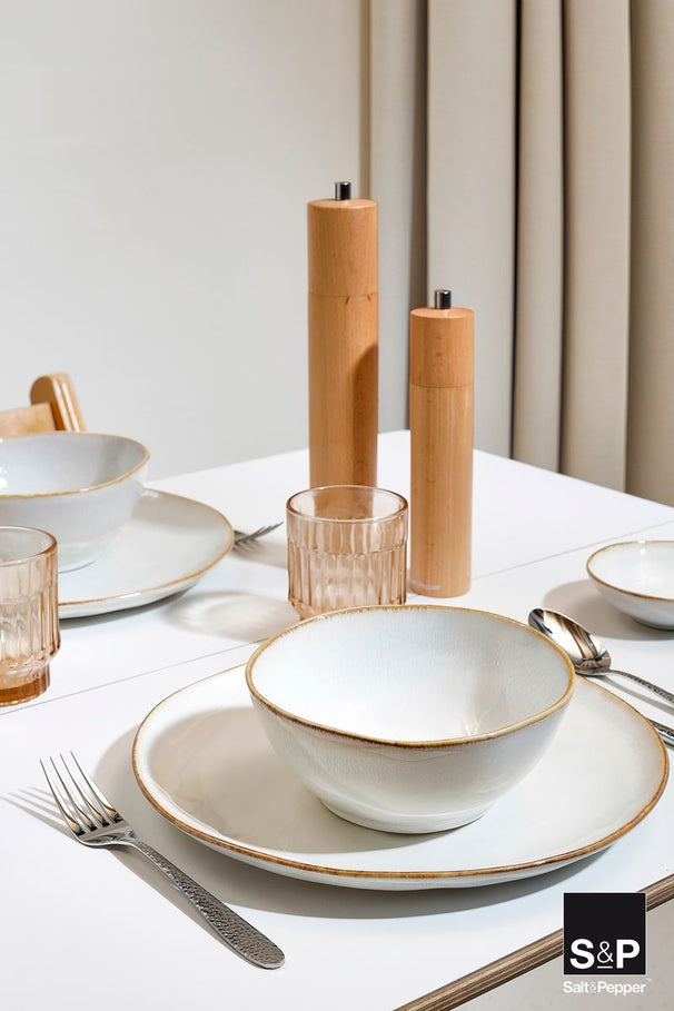 Saladier / Bols Salt & Pepper Artisan Blanc ø 17 cm - 4 pièces