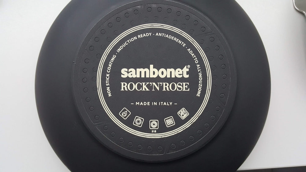 Sambonet Set de poêles Rock 'n' Rose - Noir - ø 24 + 28 cm