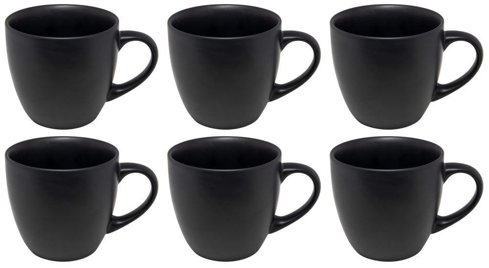 Studio Tavola Tasses à Café Black Tie 200 ml - 6 pièces