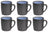 Tasse à café Studio Tavola Denim 350 ml - 6 pièces