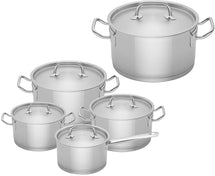 Sola Pannenset Profiline Deluxe (Kookpan ø 16, 18, 20, 24 cm, Steelpan ø 16 cm) 5-delig