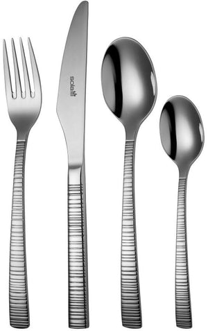 Ensemble de couverts Sola - en inox 18/10 - Bali - 6 personnes - 24 pièces