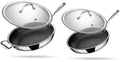 Set de poêles hybrid Stahl Cookware - 24 + 28 cm - Couvercles inclus