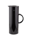 Stelton EM77 pichet isotherme, plateau de service et pichet avec couvercle noir