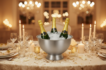 Seau à champagne Cookinglife - Bol à champagne - Acier inoxydable brossé ø 30 cm