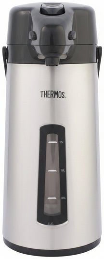Thermos Thermos - Verseuse a pompe - a fenêtre - en inox - 2,2 L